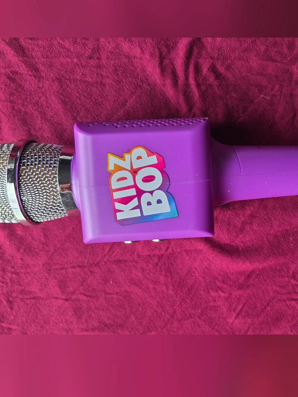 Kidz Bop Bluetooth Karaoke Microphone Purple Move2Play Like NEW